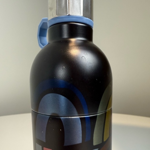 Starbucks 20 Oz Water Bottle Navy Blue Line Art Hook Stainless Steel Rainbow - Picture 3 of 7